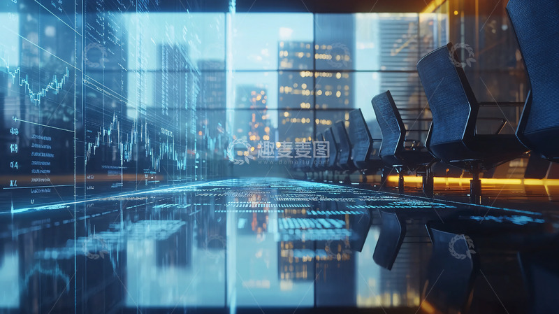 高清大图下载【趣麦麦图】现代化都市会议室