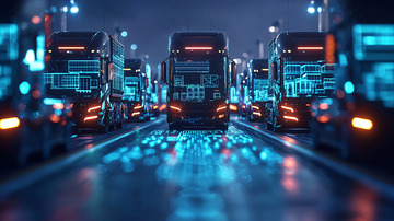 自动驾驶卡车车队