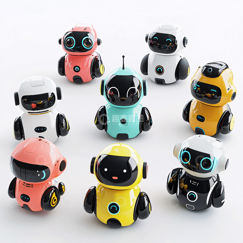 高清大图下载【趣麦麦图】可爱卡通机器人玩具