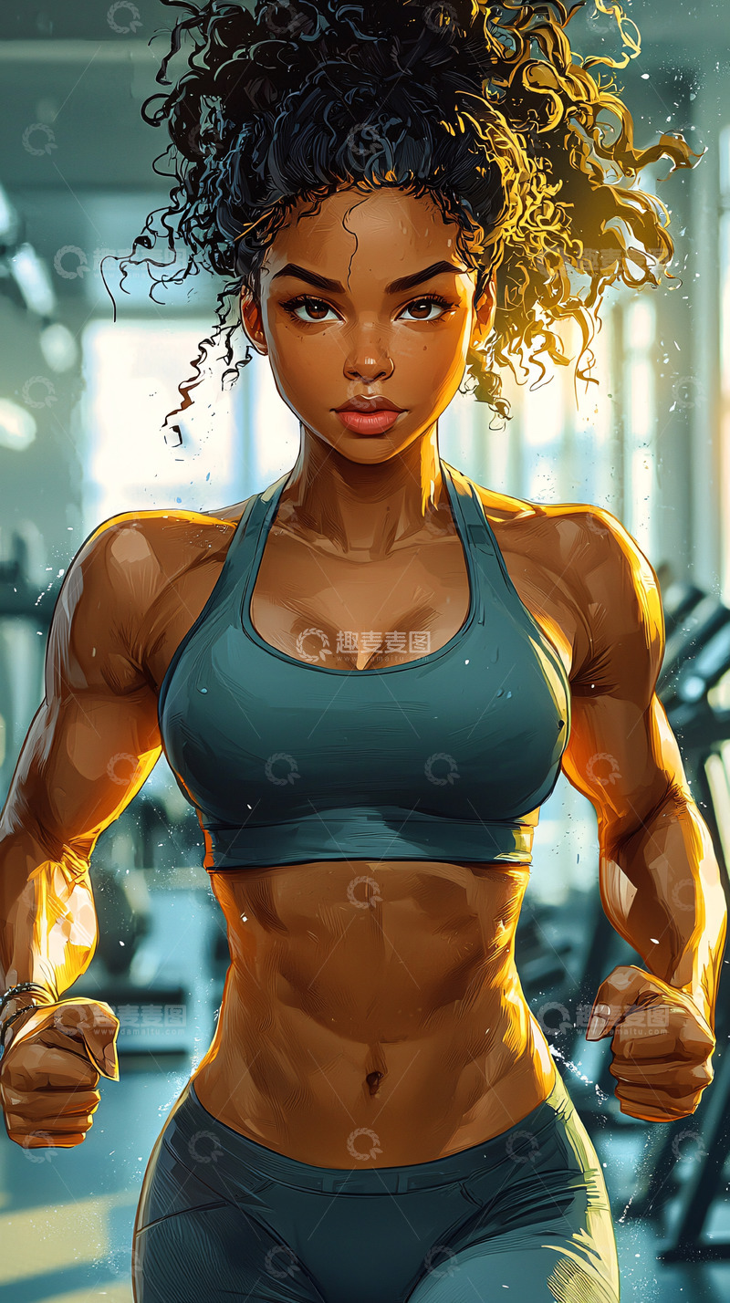 高清大图下载【趣麦麦图】健身房