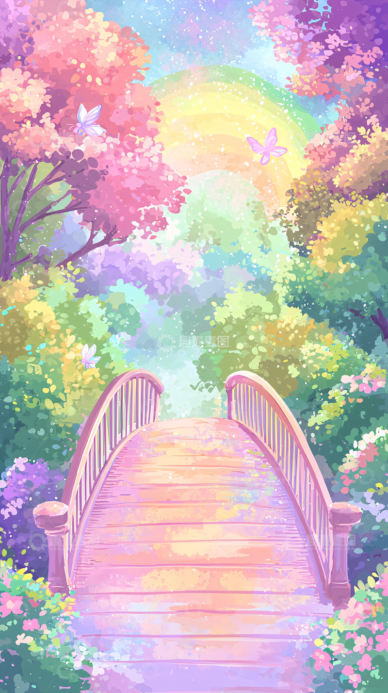 高清大图下载【趣麦麦图】彩虹桥