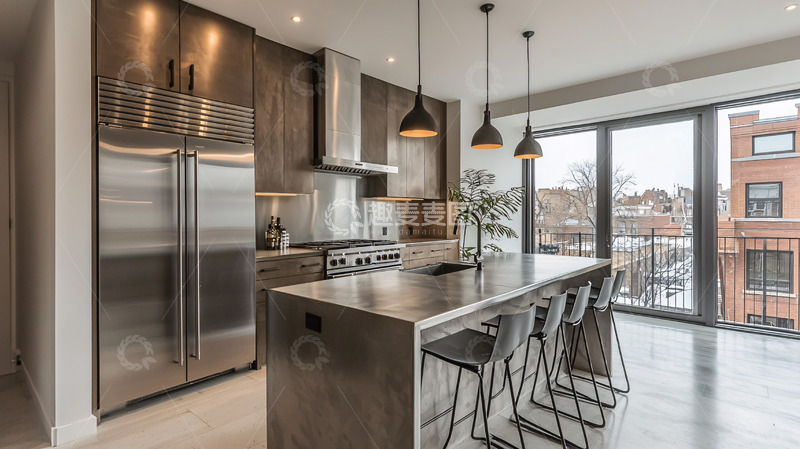 高清大图下载【趣麦麦图】现代简约厨房