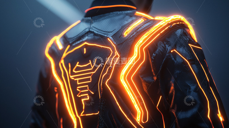 高清大图下载【趣麦麦图】未来感皮衣