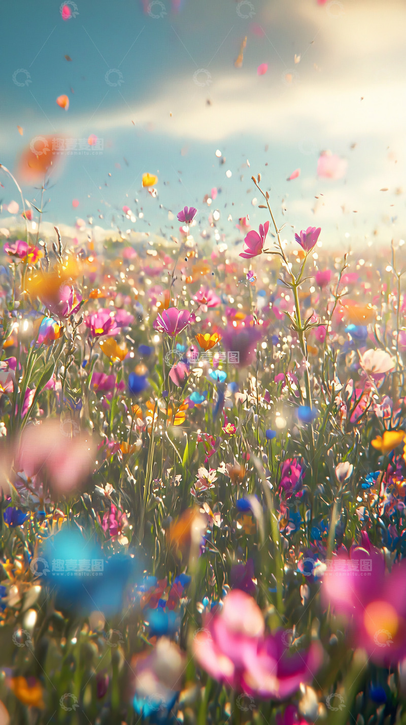高清大图下载【趣麦麦图】梦幻花海