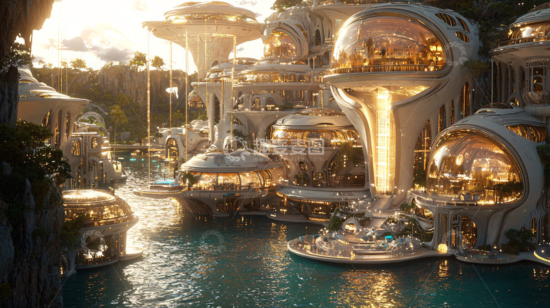 高清大图下载【趣麦麦图】未来都市