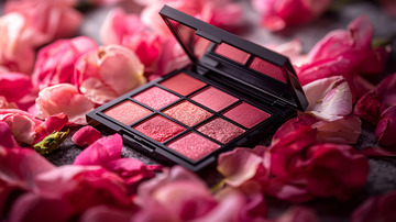 玫瑰花瓣眼影盘