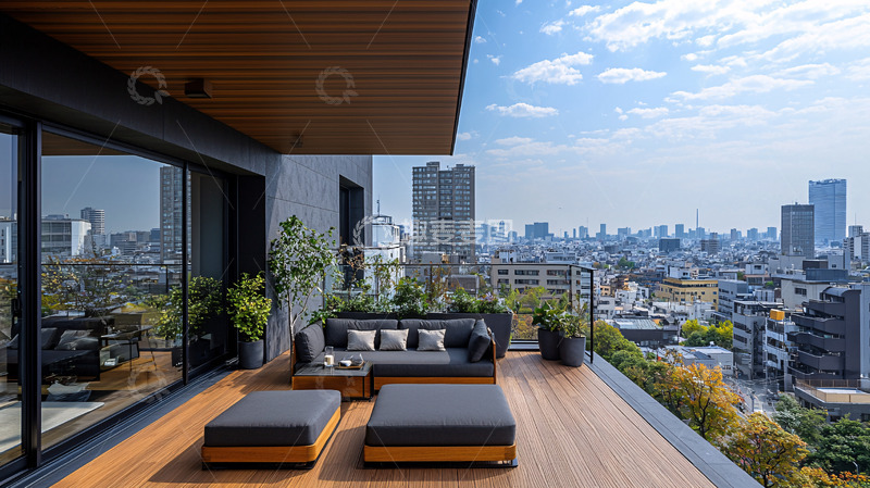 高清大图下载【趣麦麦图】阳台景观