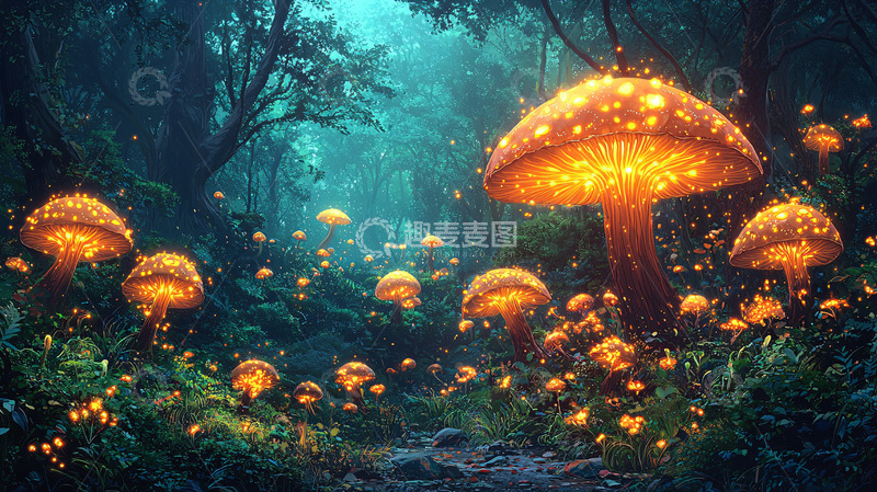 高清大图下载【趣麦麦图】梦幻森林