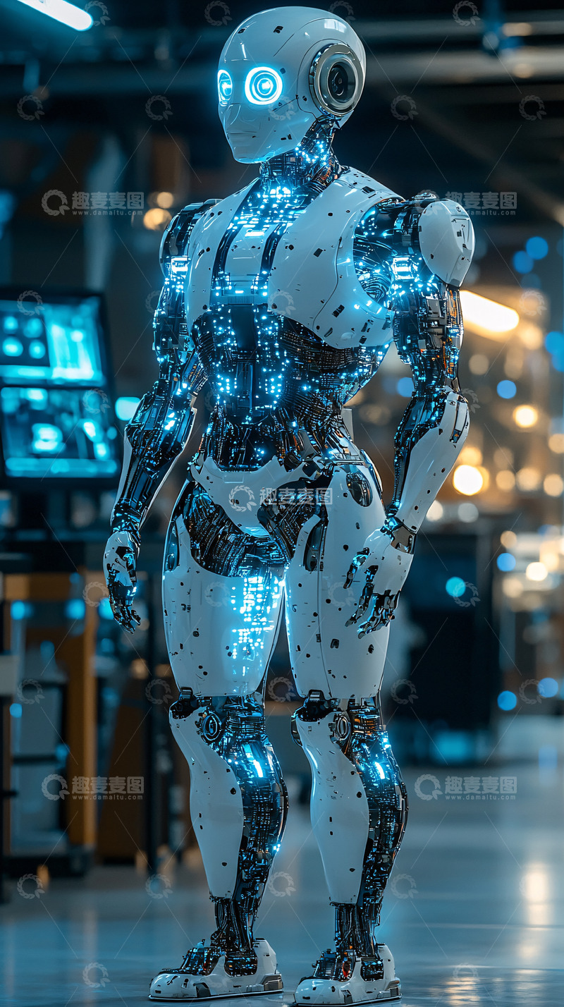 高清大图下载【趣麦麦图】人形机器人