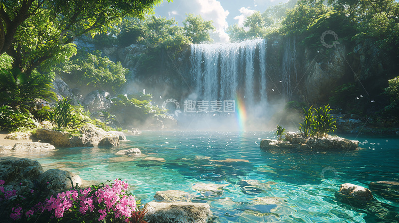 高清大图下载【趣麦麦图】瀑布20