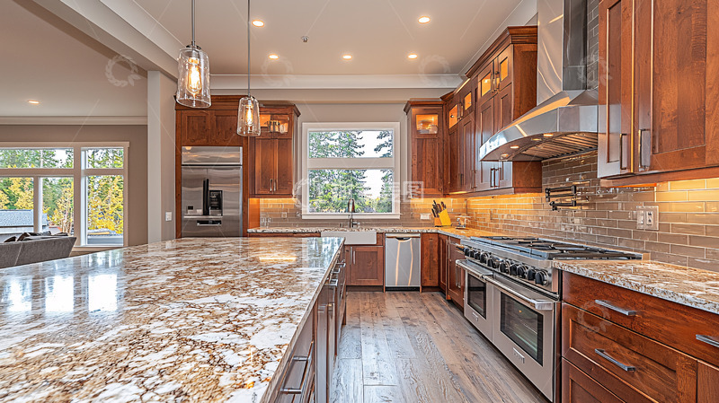 高清大图下载【趣麦麦图】高端大气厨房装修