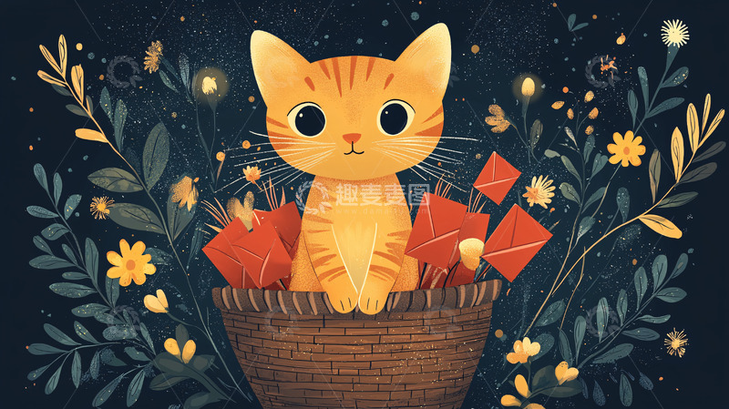 高清大图下载【趣麦麦图】小猫