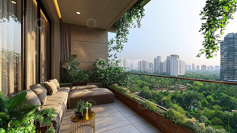 高清大图下载【趣麦麦图】阳台景观