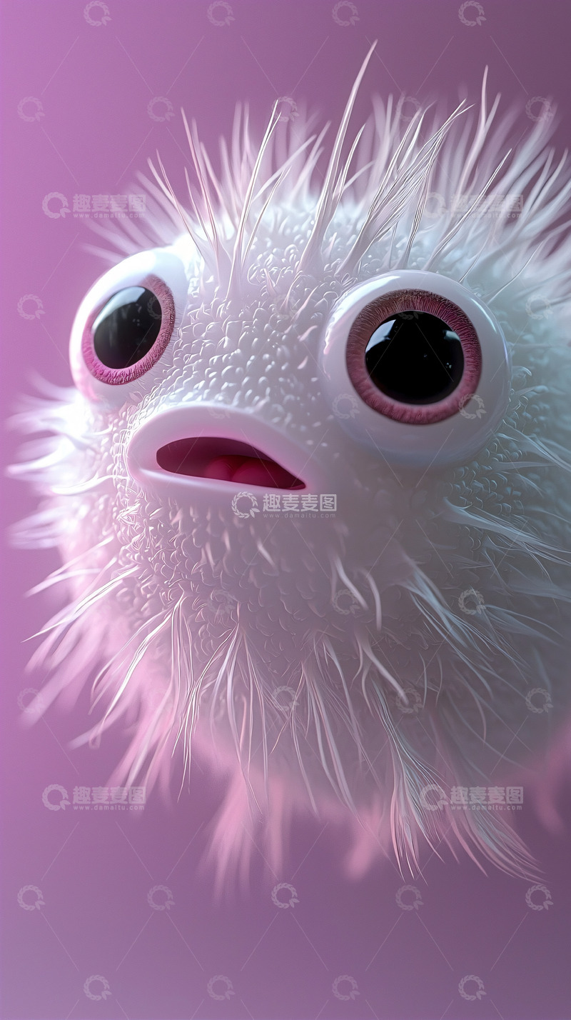 高清大图下载【趣麦麦图】毛茸茸的小生物