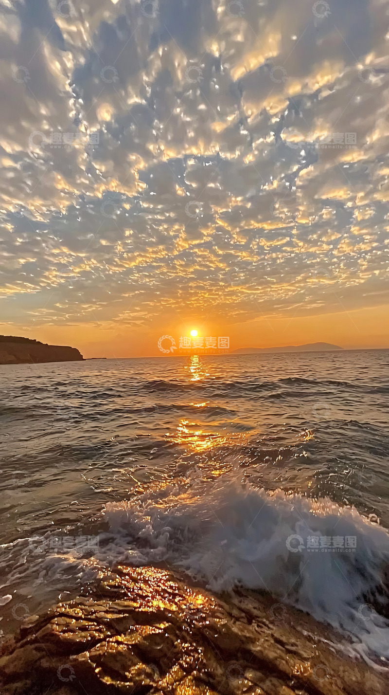 高清大图下载【趣麦麦图】海边日出