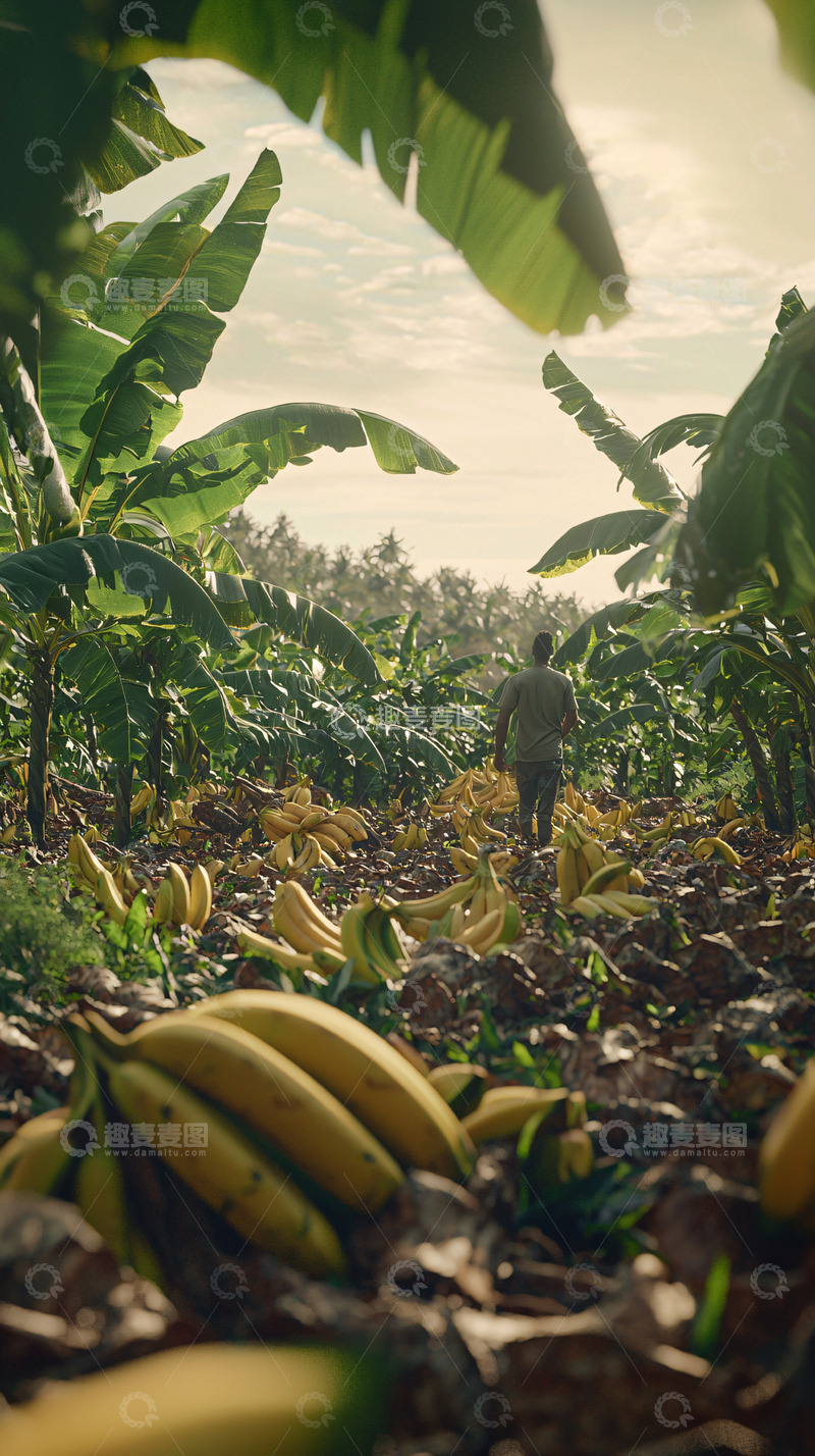 高清大图下载【趣麦麦图】香蕉种植园