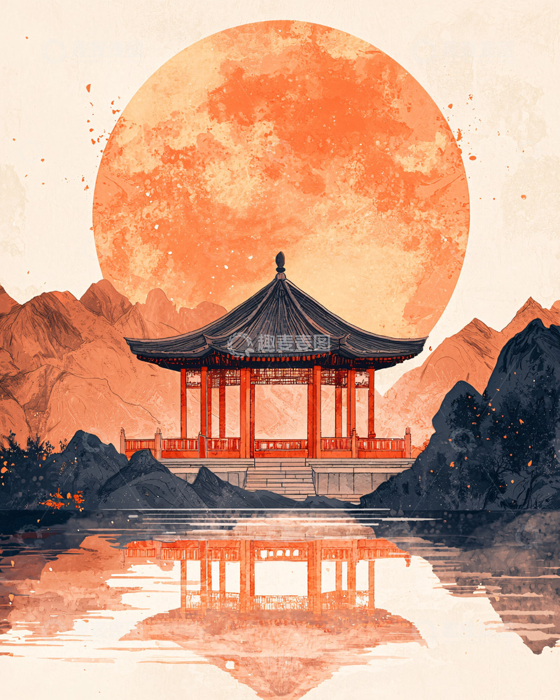 高清大图下载【趣麦麦图】水墨画