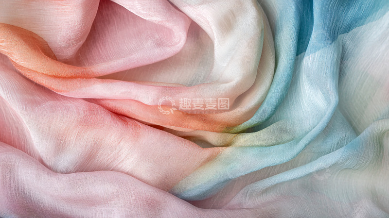 高清大图下载【趣麦麦图】-渐变色轻柔面料