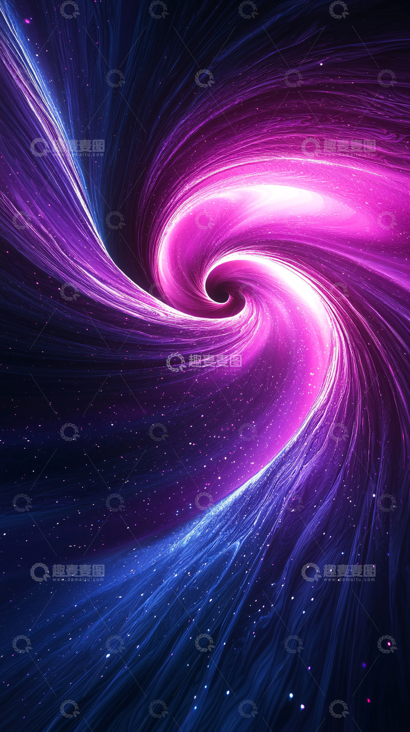 高清大图下载【趣麦麦图】紫色粉色旋涡