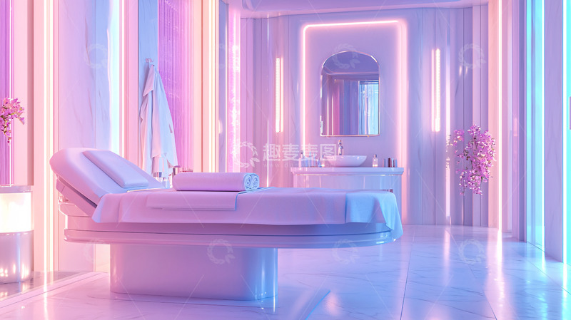 高清大图下载【趣麦麦图】梦幻粉色美容院