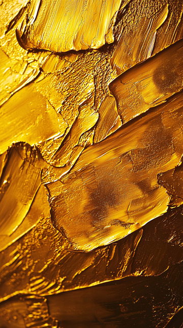 金色油彩肌理