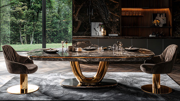 奢华大理石餐桌