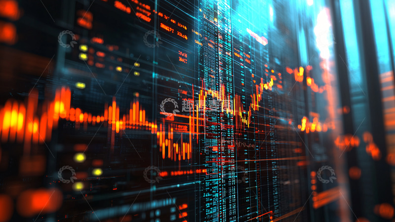 高清大图下载【趣麦麦图】科技感数据图表