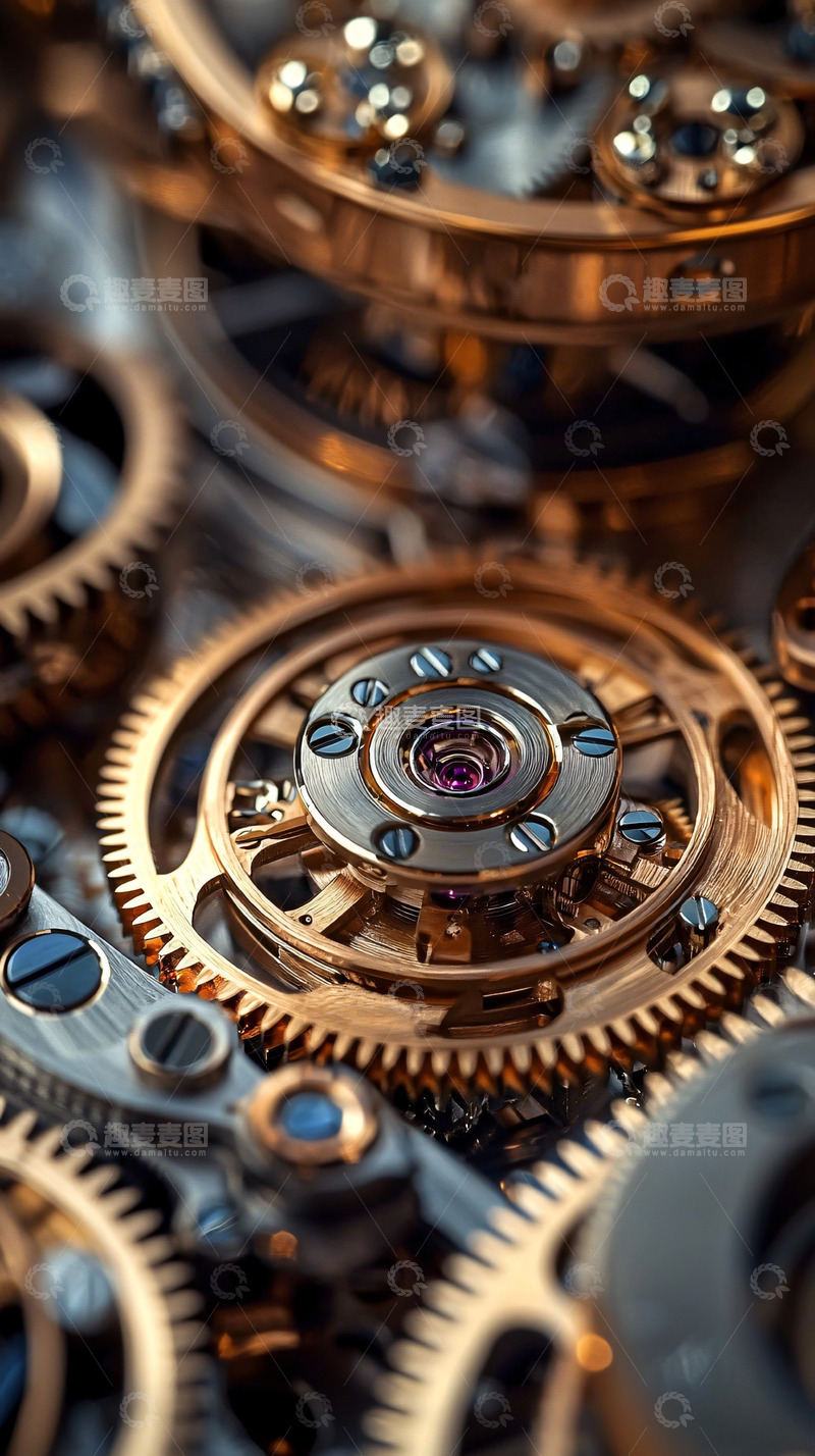 高清大图下载【趣麦麦图】精密机械齿轮