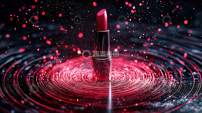 高清大图下载【趣麦麦图】红色口红
