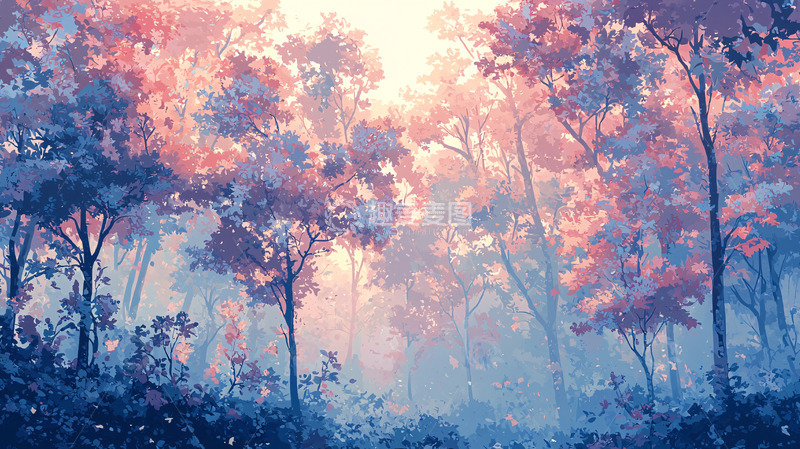 高清大图下载【趣麦麦图】梦幻森林