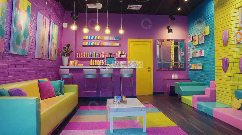 高清大图下载【趣麦麦图】多彩儿童游乐空间