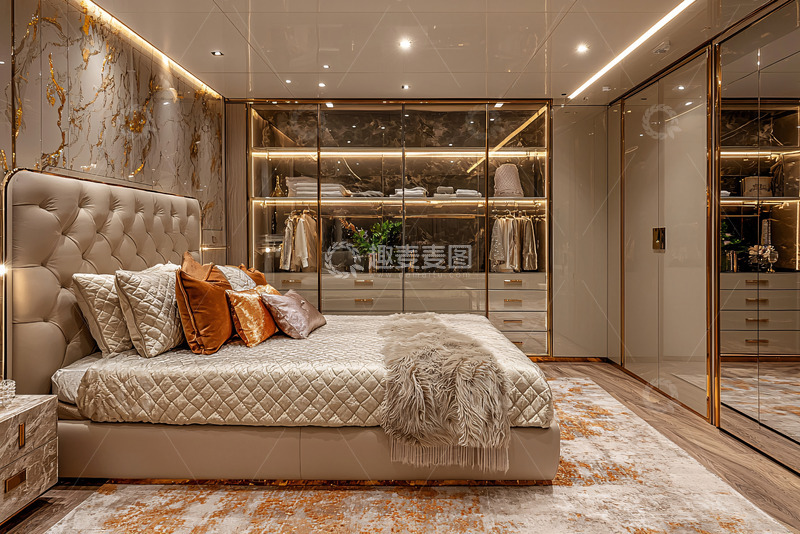 高清大图下载【趣麦麦图】奢华欧式主卧设计