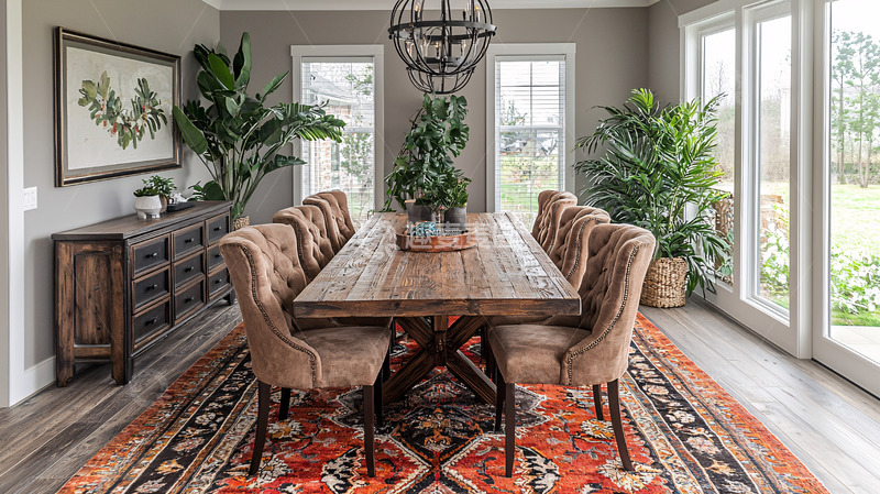 高清大图下载【趣麦麦图】温馨舒适的家庭餐厅