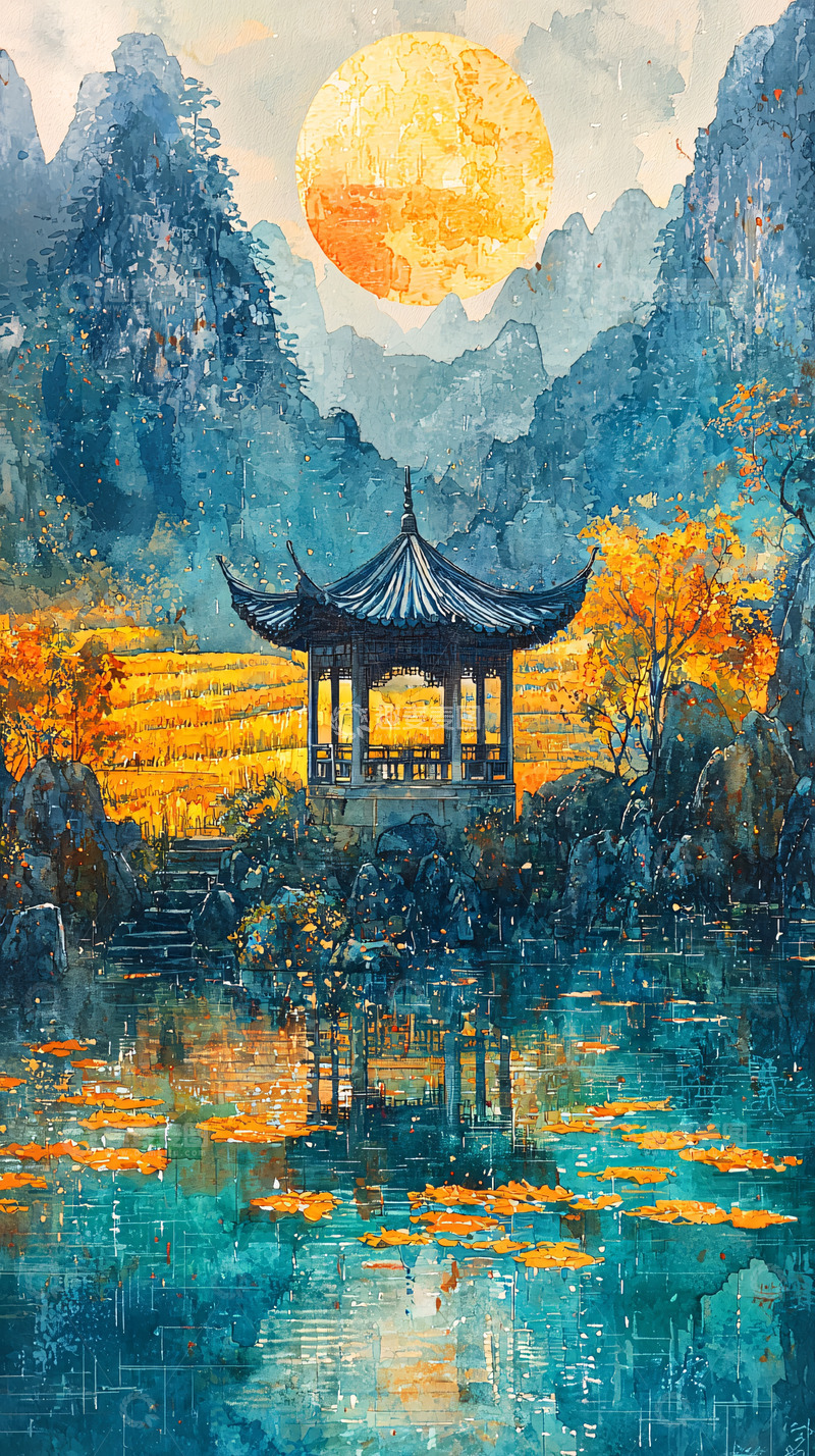 高清大图下载【趣麦麦图】水墨画