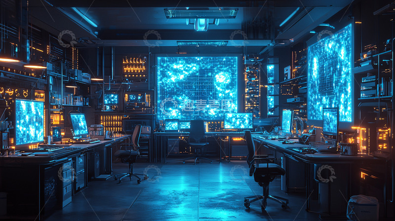 高清大图下载【趣麦麦图】未来科技实验室