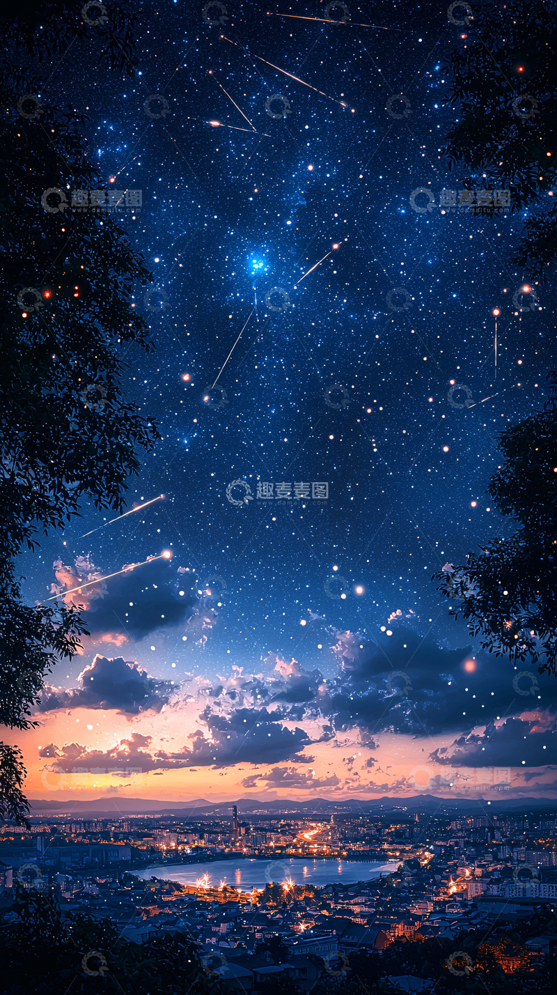 高清大图下载【趣麦麦图】星空夜景