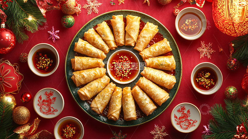 高清大图下载【趣麦麦图】春节美食