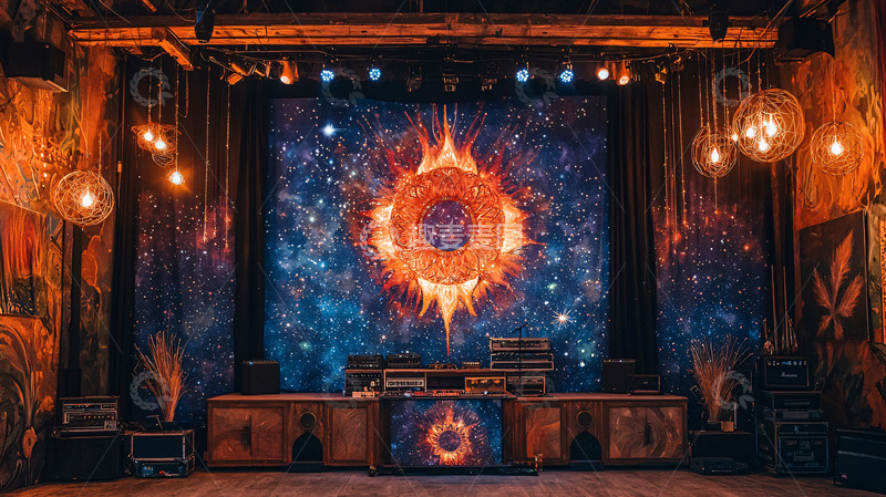 高清大图下载【趣麦麦图】舞台背景