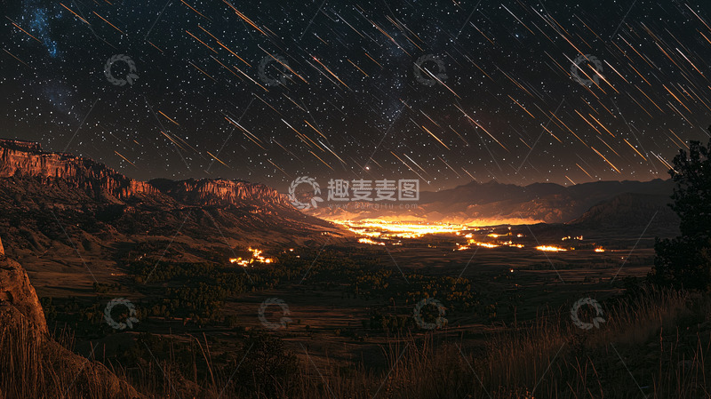 高清大图下载【趣麦麦图】流星雨