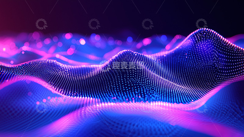 高清大图下载【趣麦麦图】抽象波浪