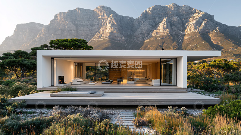 高清大图下载【趣麦麦图】山景现代简约住宅