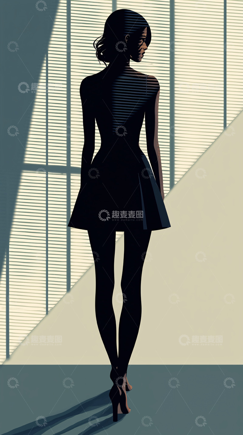 高清大图下载【趣麦麦图】背影