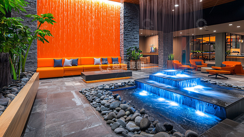 高清大图下载【趣麦麦图】室内水景
