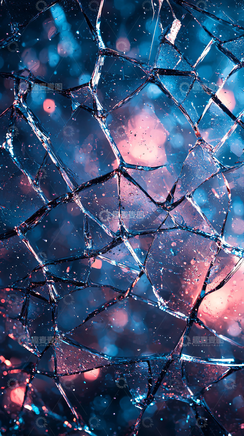 高清大图下载【趣麦麦图】破碎的玻璃