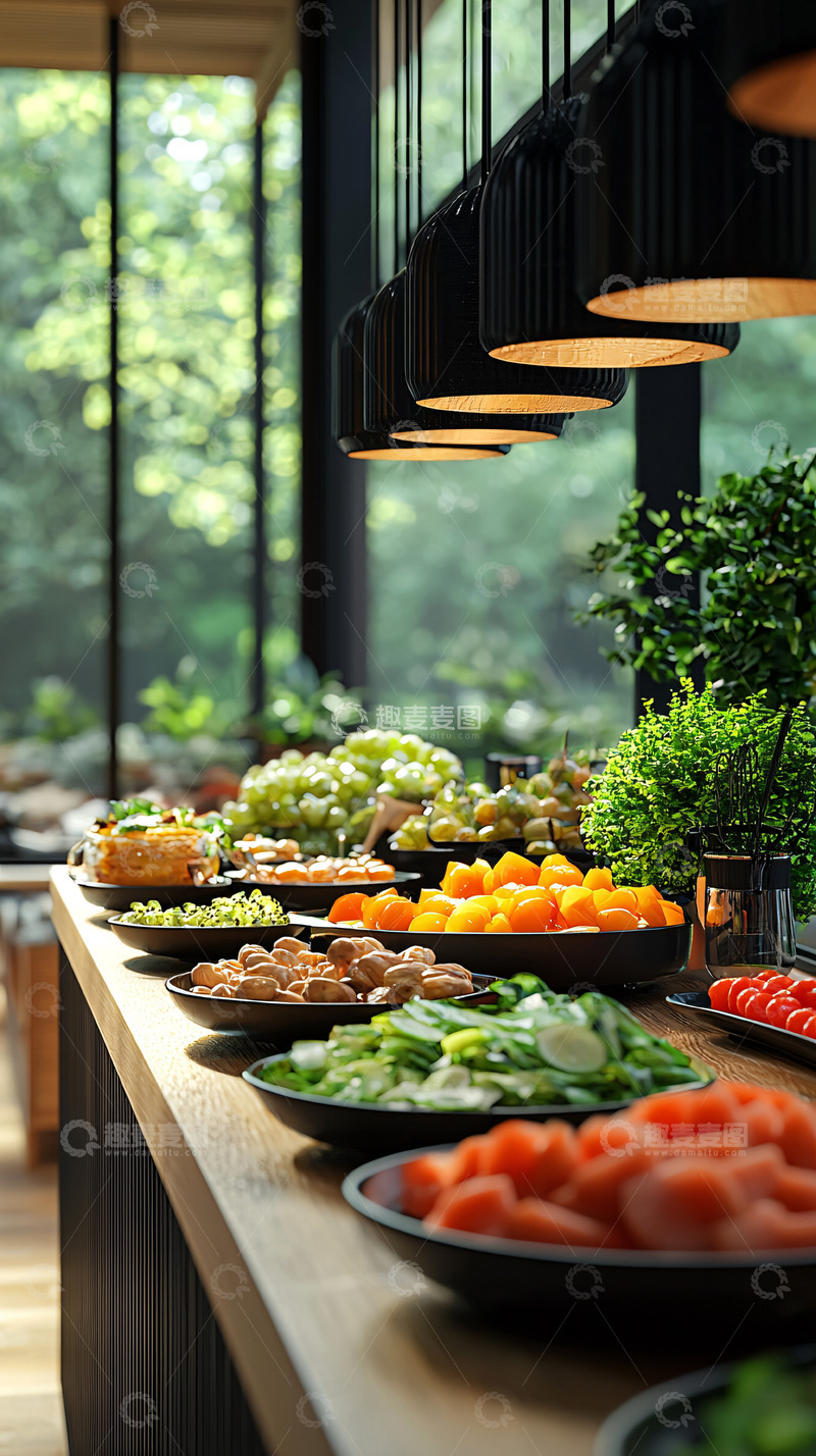 高清大图下载【趣麦麦图】自助餐美食