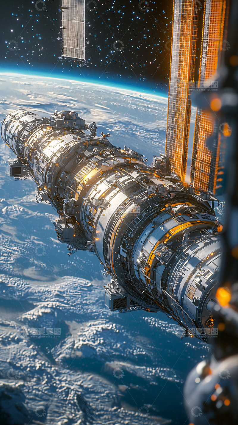 高清大图下载【趣麦麦图】太空站