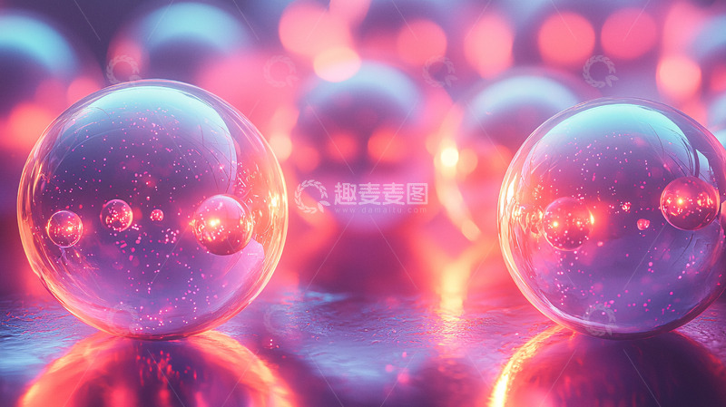 高清大图下载【趣麦麦图】光影球体