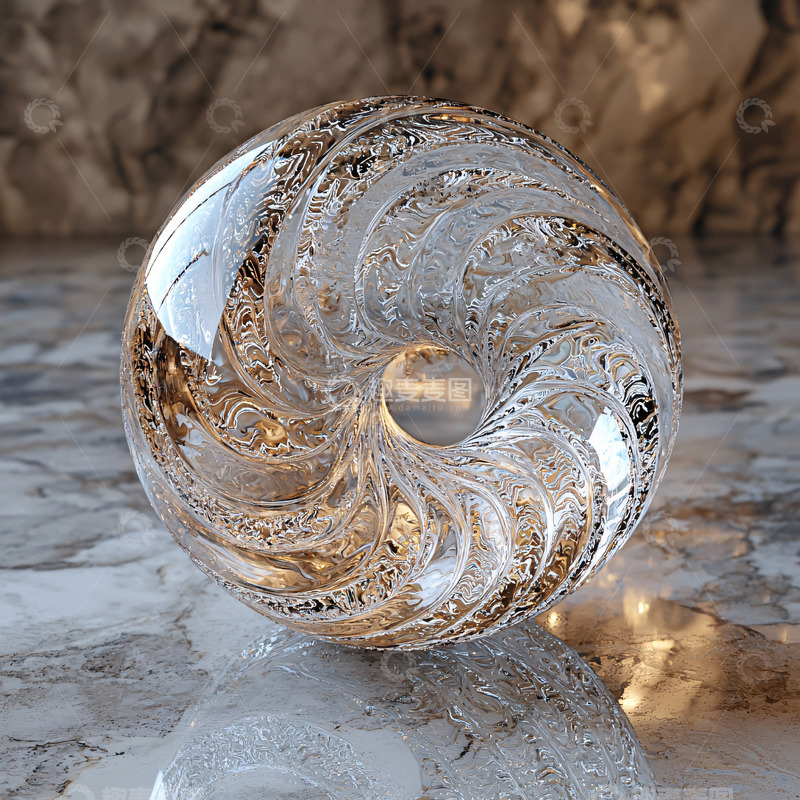 高清大图下载【趣麦麦图】透明玻璃球体