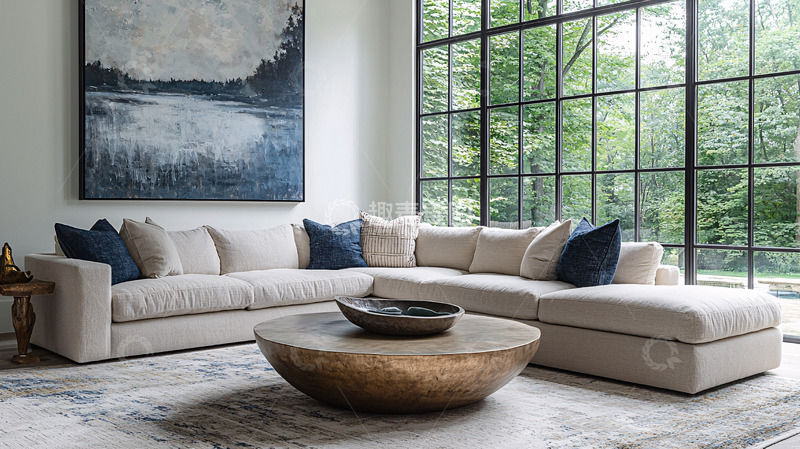 高清大图下载【趣麦麦图】现代简约客厅