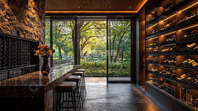 高清大图下载【趣麦麦图】现代酒窖设计